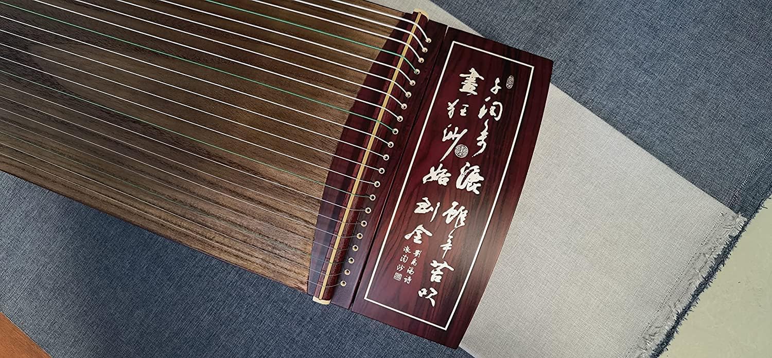 Landtom Professional Paulownia Guzheng (163cm) for Adults/beginner (Flowing water)
