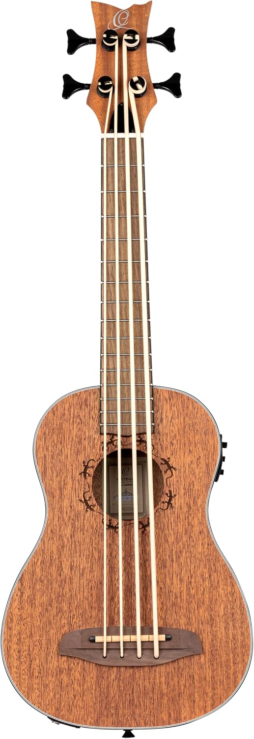Lizard Series Left-Handed Acoustic-Electric Uke-Bass w/Bag