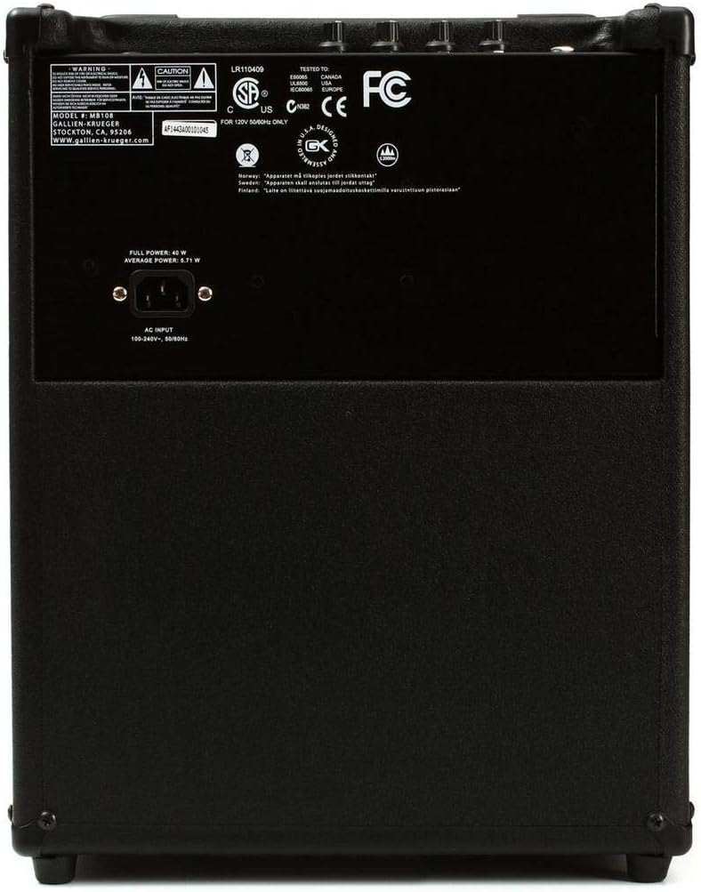 Gallien-Krueger 303-0810-A 25-Watt Ultralight Bass Guitar Combo Amplifier