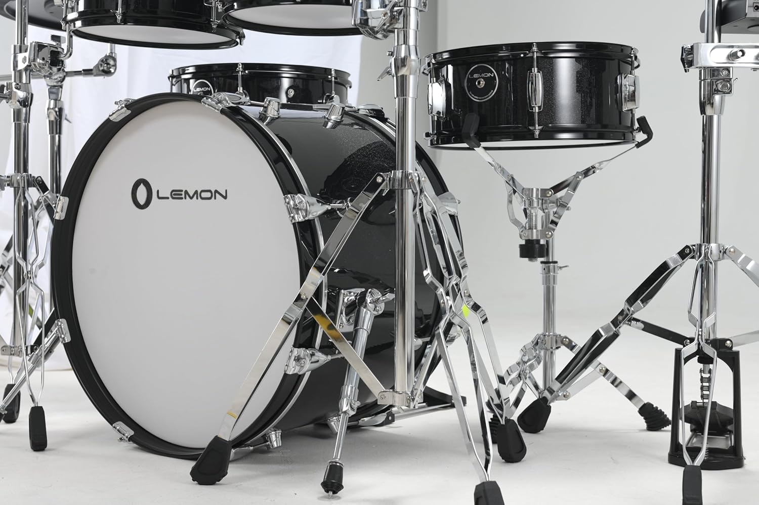 Lemon T950 Acoustic-Style All Mesh-Head Electronic Drum, Black (20