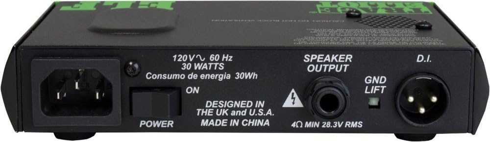 Trace Elliot ELF 03615760 Bass Head w/Bag, Polish Cloth, and 2 Cables