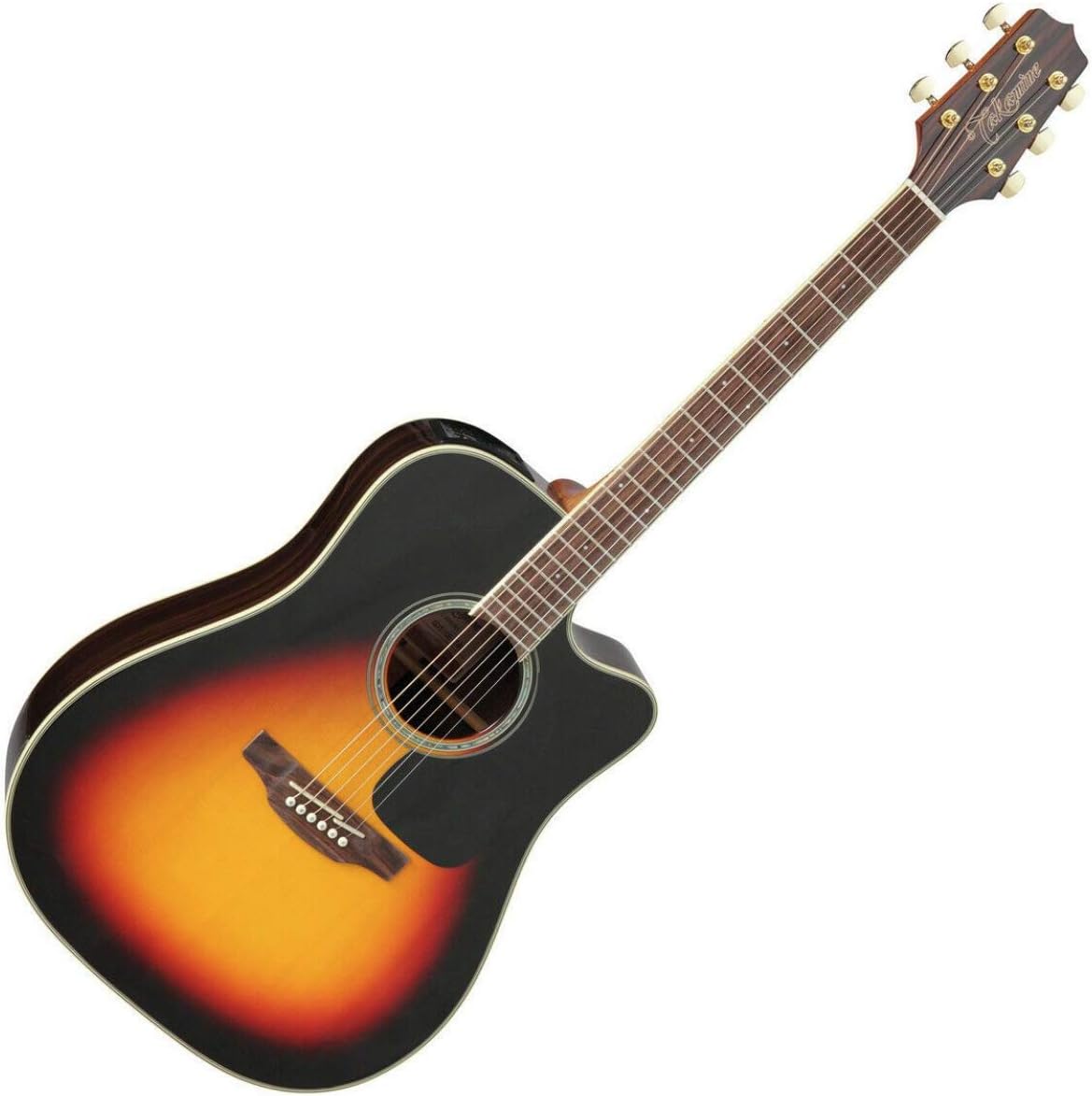 Takamine GD51CE-BSB Dreadnought Cutaway Acoustic-Electric Guitar, Sunburst