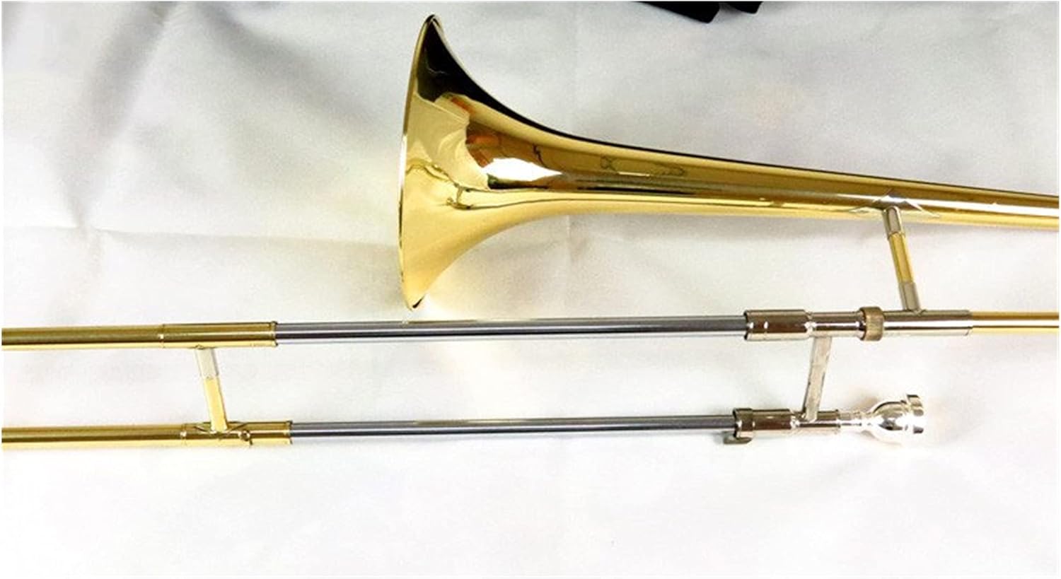 Student Trombone Trombone Tenor Bb/F Key Great Technique Sound Professional Brass Body Trombone Kit