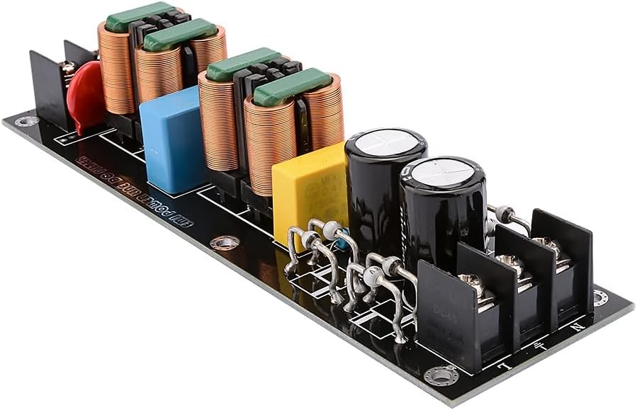 2000W 15A EMI Power Filter Module AC110V-265V High Efficiency Power Supply Filter DIY Audio Sound Home Amplifiers