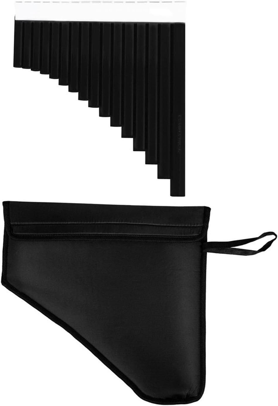 25 Pipe C Key Pan Flute Pan Flute 16 18 Pipe C Key Adult Beginner Teaching Special Wind Instrument(16 black)