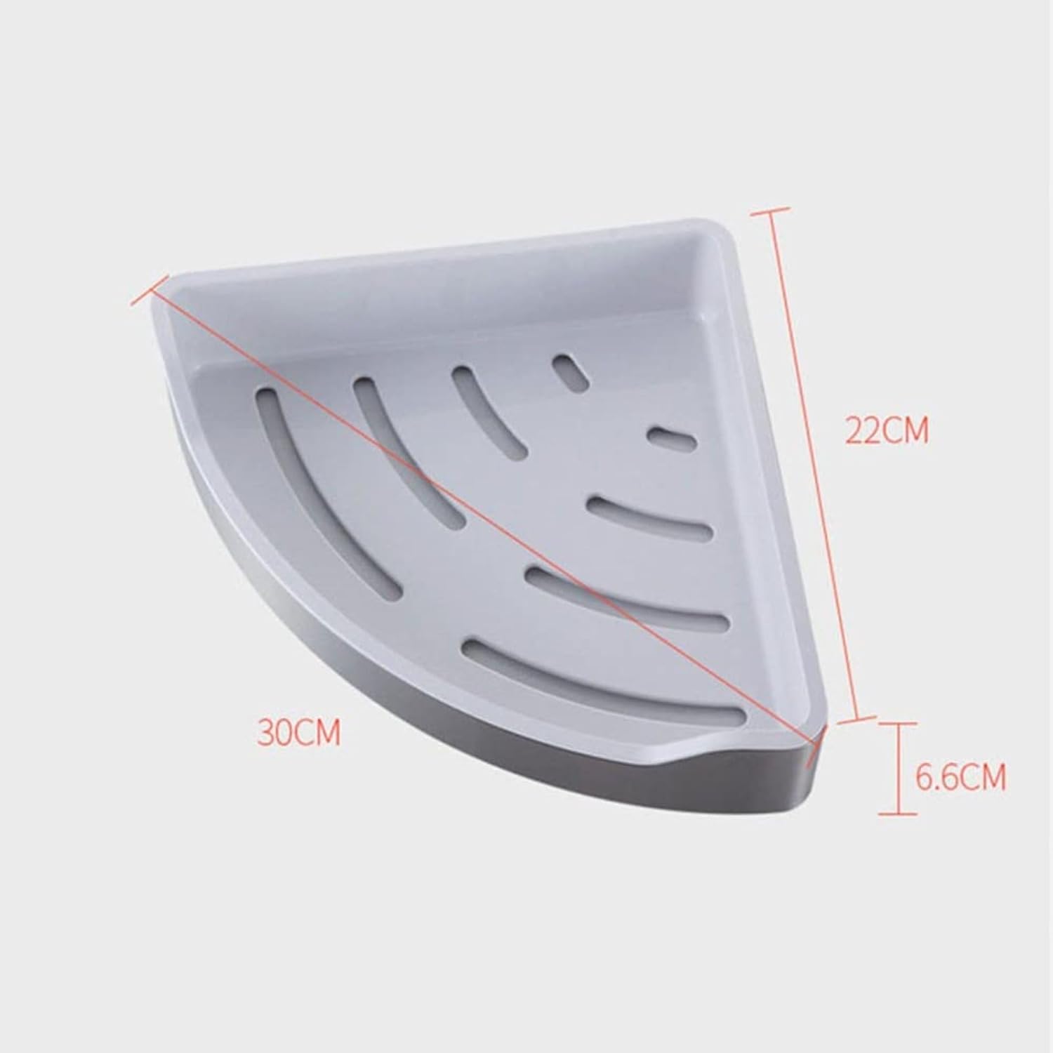 Corner Shower Caddy Bathroom Shelves Stainless Steel Wall Mount Triangle Cosmetics Shampoo Draining Rack Bathroom Accessories Wall Mounted Kitchen Shelves Spice Rack,Chrome 2