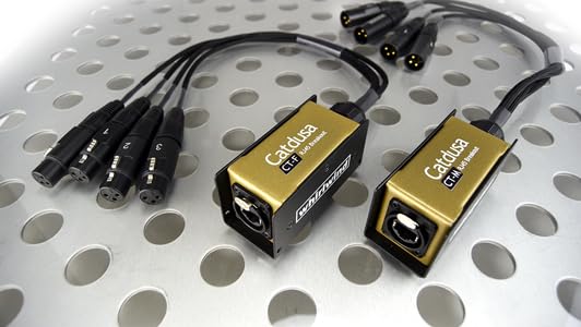 Whirlwind Catdusa Bundle CT-M & CT-F - 4 Channel Mini Snake Box Neutrik Ethercon to XLR