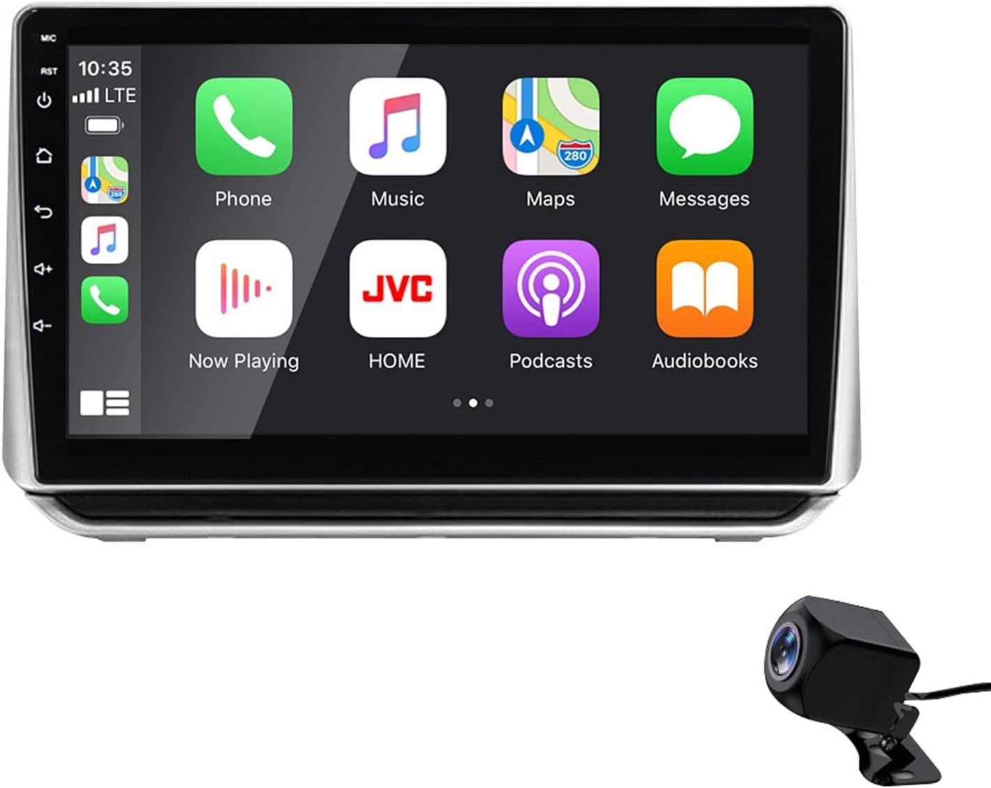 1 DIN Car Audio with Wireless CarPlay and Android Auto Car Stereo for Nissan Altima 2018-2020 Support Bluetooth SWC 5G WiFi