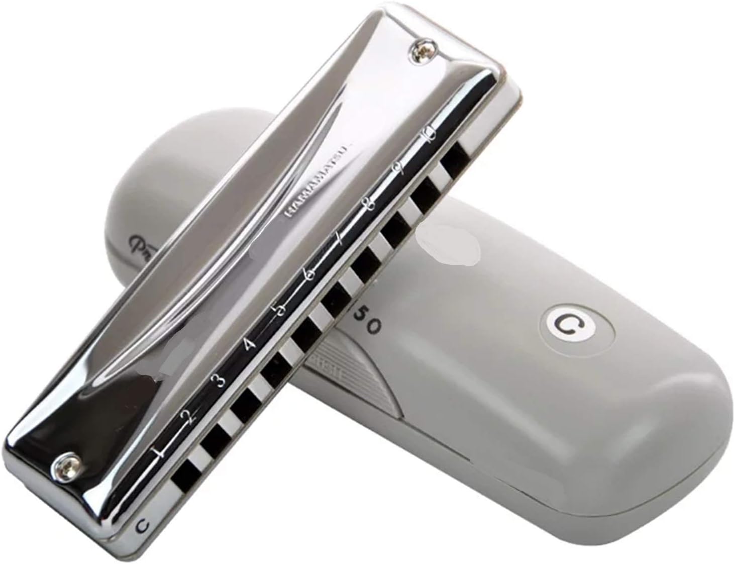 Harmonica Diatonic Harmonica 10 Holes 20 Notes Blues Harp Key of C Professional Musical Instruments (Color : Key of EB)