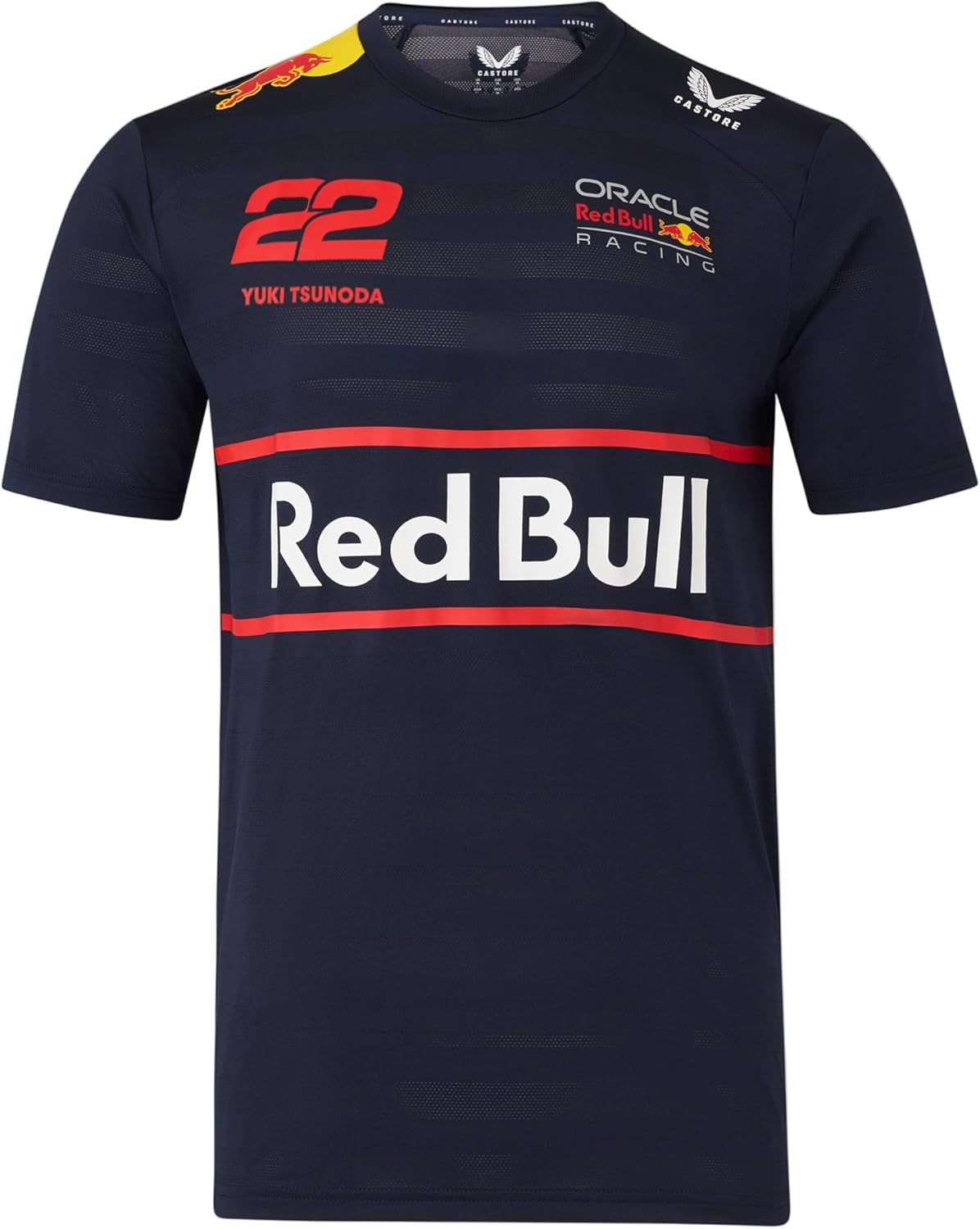 Castore Red Bull Racing F1 Kid's 2025 Yuki Tsunoda Team T-Shirt (XL) Blue