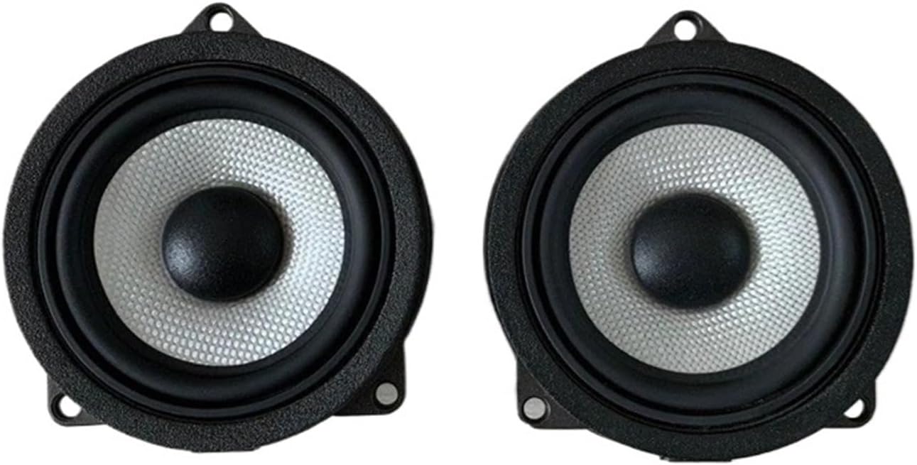 4.5 Inch 12V Midrange Speaker Audio Upgrade Compatible with BMW F10 F11 F30 F32 F34 F01 F02 E90 E60 3 5 7 Series Car Dashboard(2PC BW F10 F30)