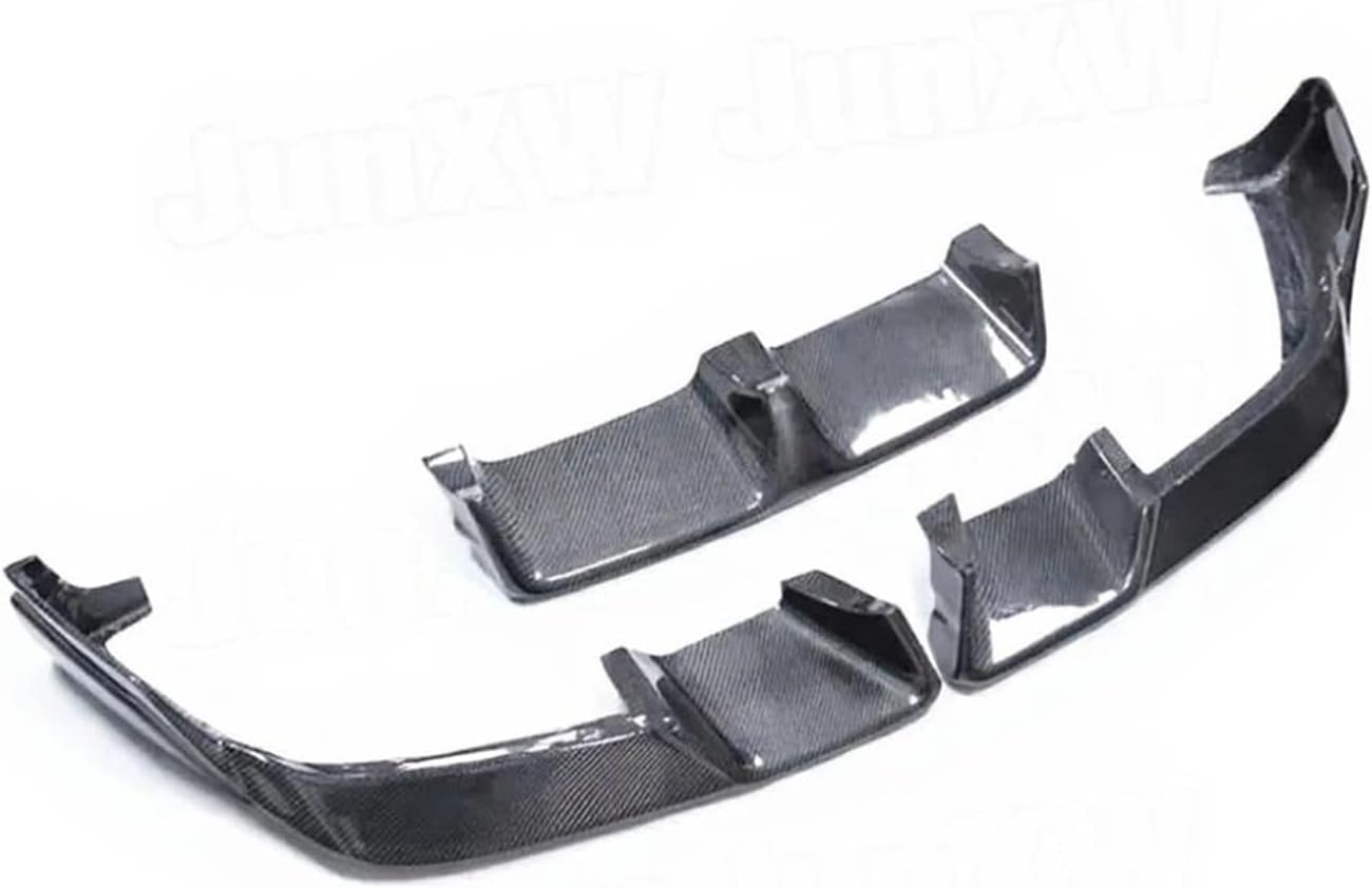 Carbon Fiber Front Bumper Chin Spoiler for BMW F96 X6M 2019-2022 FRP Front Bumper Lip Chin Spoiler Car Styling(Carbon Fiber)