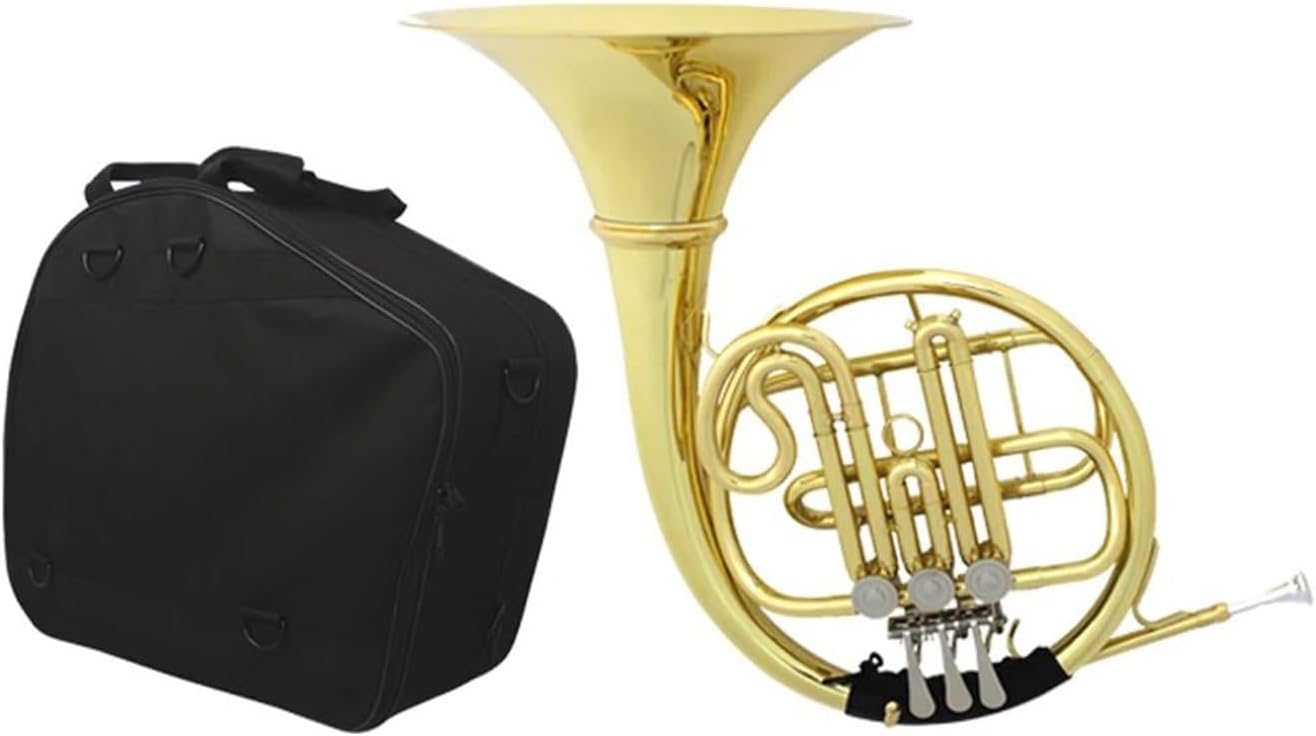 4 Key French Horn Bb French Horn Professional Brass Solid 3 Key Musical Instrument Accessories With Case Gold