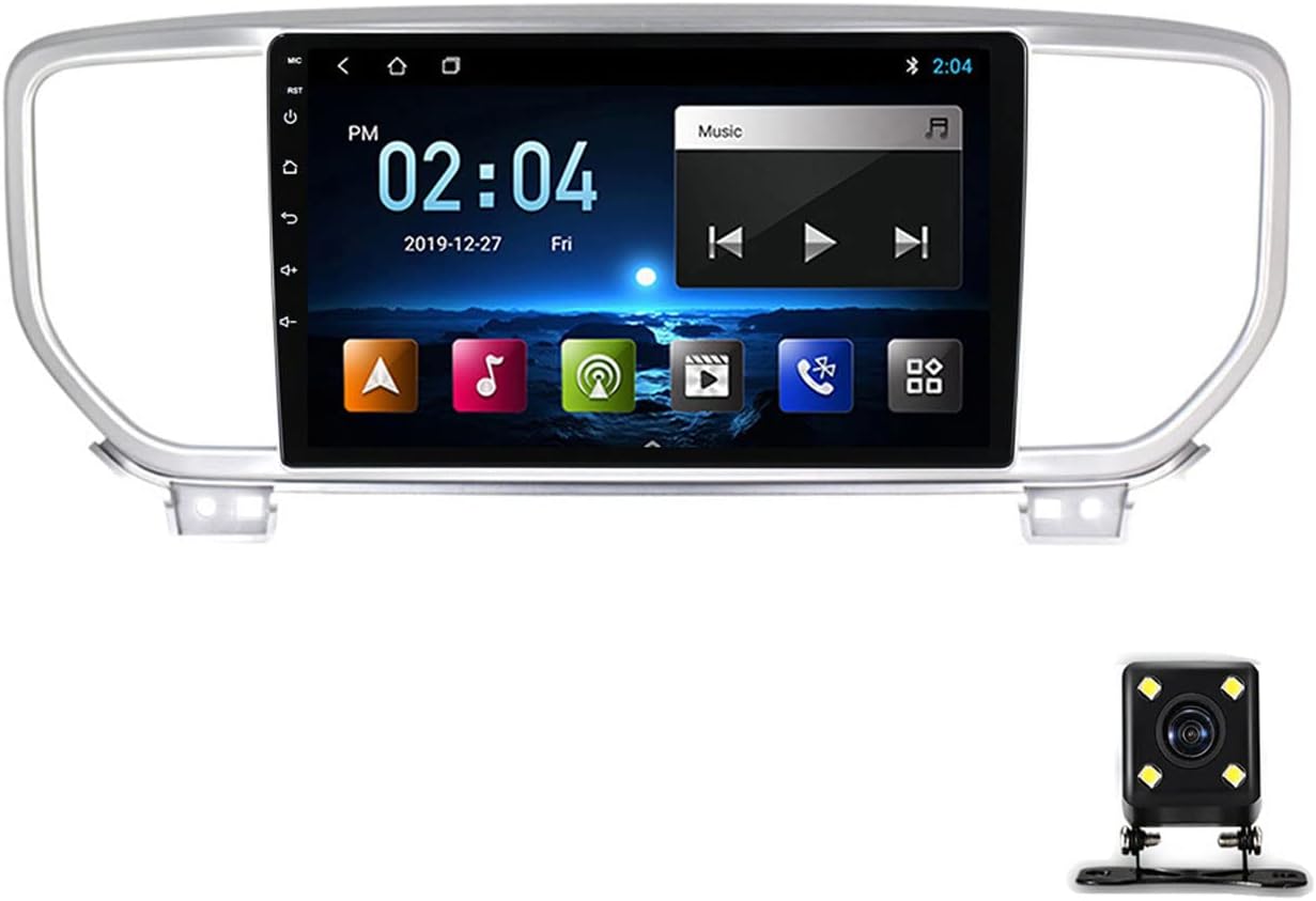 9 Inch Car Stereo Bluetooth Car Radio Touch Screen Entertainment Multimedia MP5 Player for KIA Sportage 4 2018-2019 with Hands Free Calling Support Mirror Link/USB/SWC/Carplay