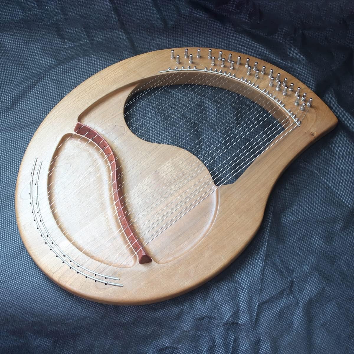 29 Tones Soild Wood Lyre Chromatic Scale Harp String Musical Instrument Leier