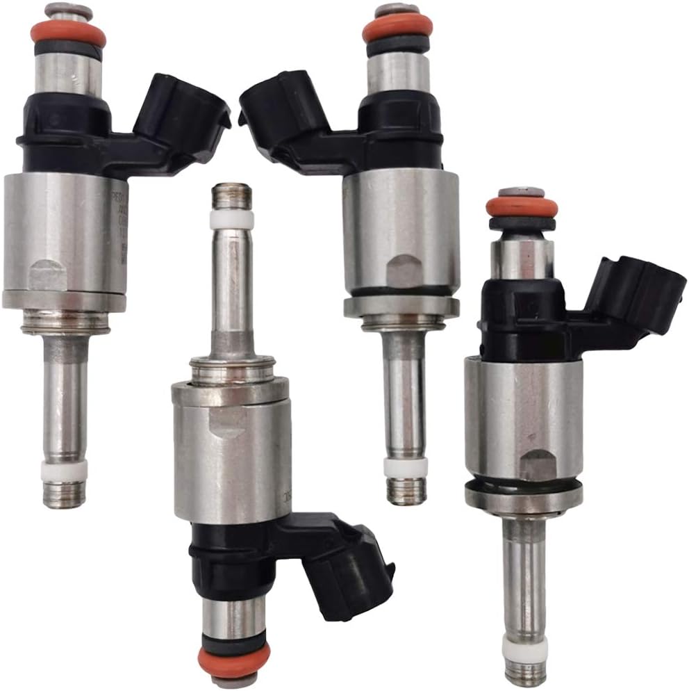 4Pcs FJ1193 PE01-13-250C Fuel Injectors 6 Holes Nozzle Engine for 2013-2018 Mazda 3, 2016-2018 Mazda CX-3, 2016-2018 Mazda MX-5, 2013-2016 Mazda CX-5 2.0L l4 PE01-13-250B
