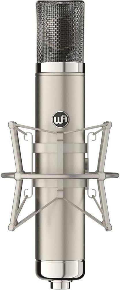 Warm Audio WA-CX12 Large-Diaphragm 9-Pattern Tube Condenser Microphone Bundle with Auray MS-5230F Tripod Mic Stand with Fixed Boom