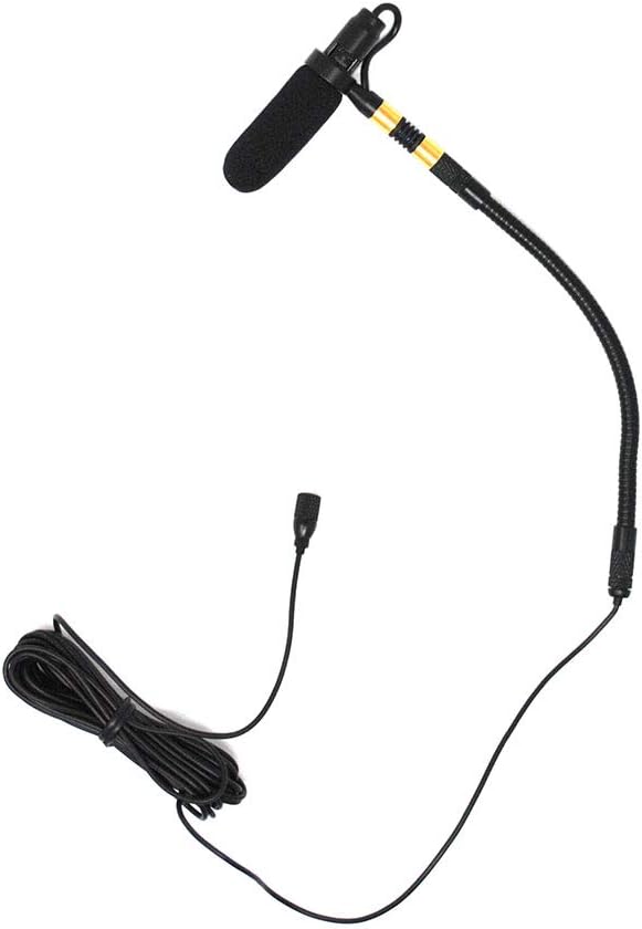 PMM19B-TA3-VL Violin Clip-On Musical Instrument Microphone for AKG Wireless Microphone and Phantom Power Input