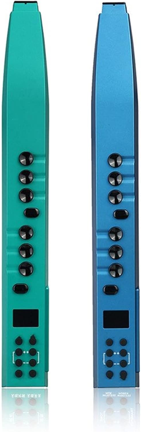 KESHUO Electric Saxophone Digital Wind Instrument Concert Music Training Beginner Beginner Amateur Child Early Education Brass Sax Beginners Kit (Color : Blue)