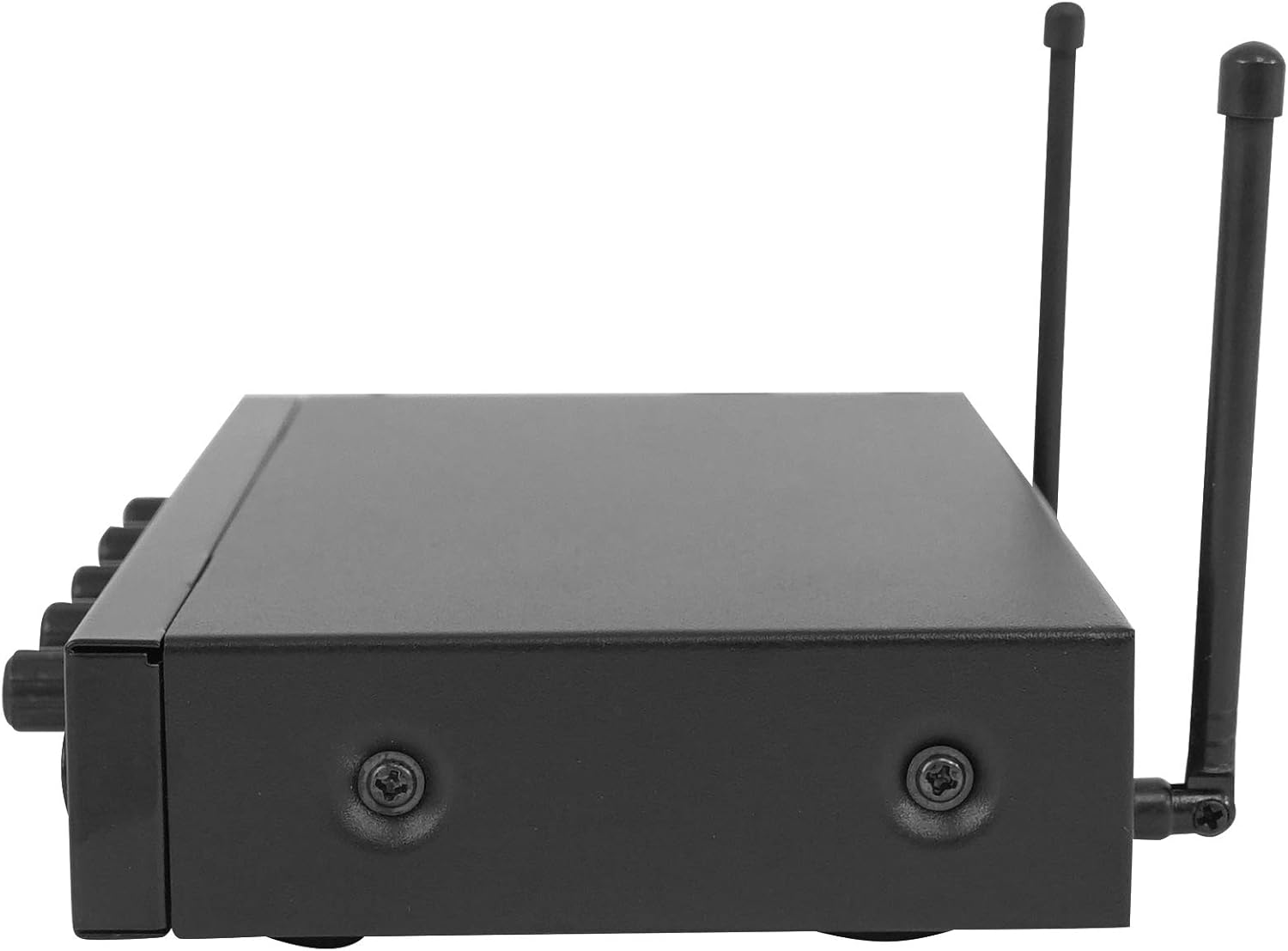 Rockville RKI60 Dual UHF 8-Channel Wireless Microphone Karaoke Interface+Mic Mixer, Adjustable Echo, Multiple Inputs, Easy Setup, for Home Karaoke and Parties