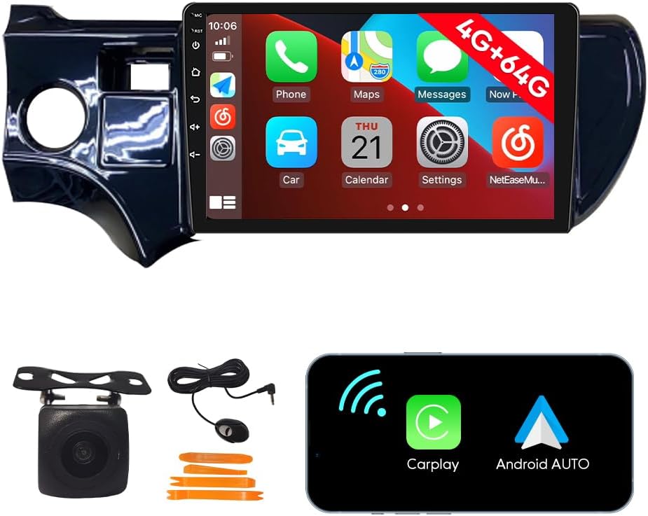 [4G 64G] Android Car Stereo FM Radio Carplay Android Auto 9