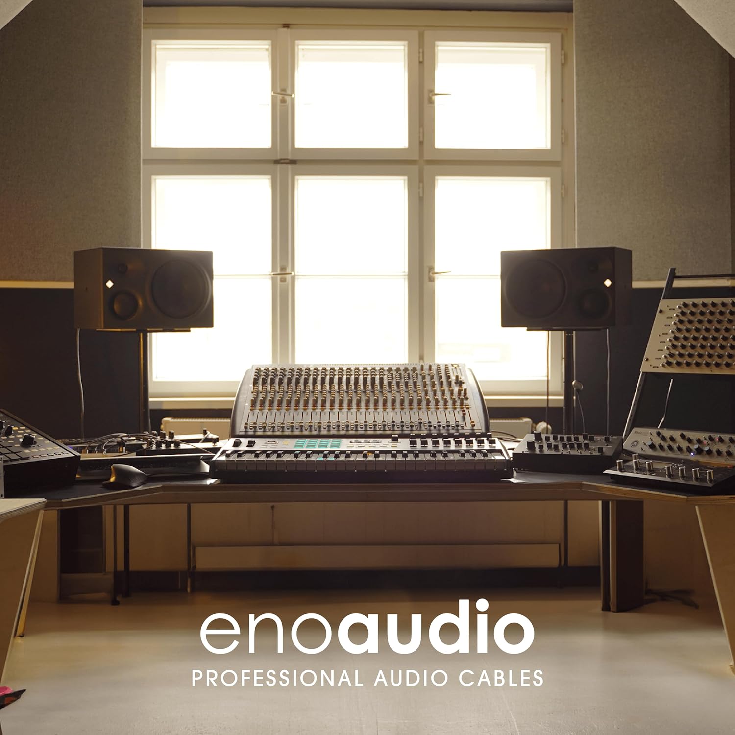 enoaudio Mogami 2534 Quad Pair (L,R) Cable | Neutrik XLR Female - XLR Male | HiFi - 1.64 ft / 0.5 m