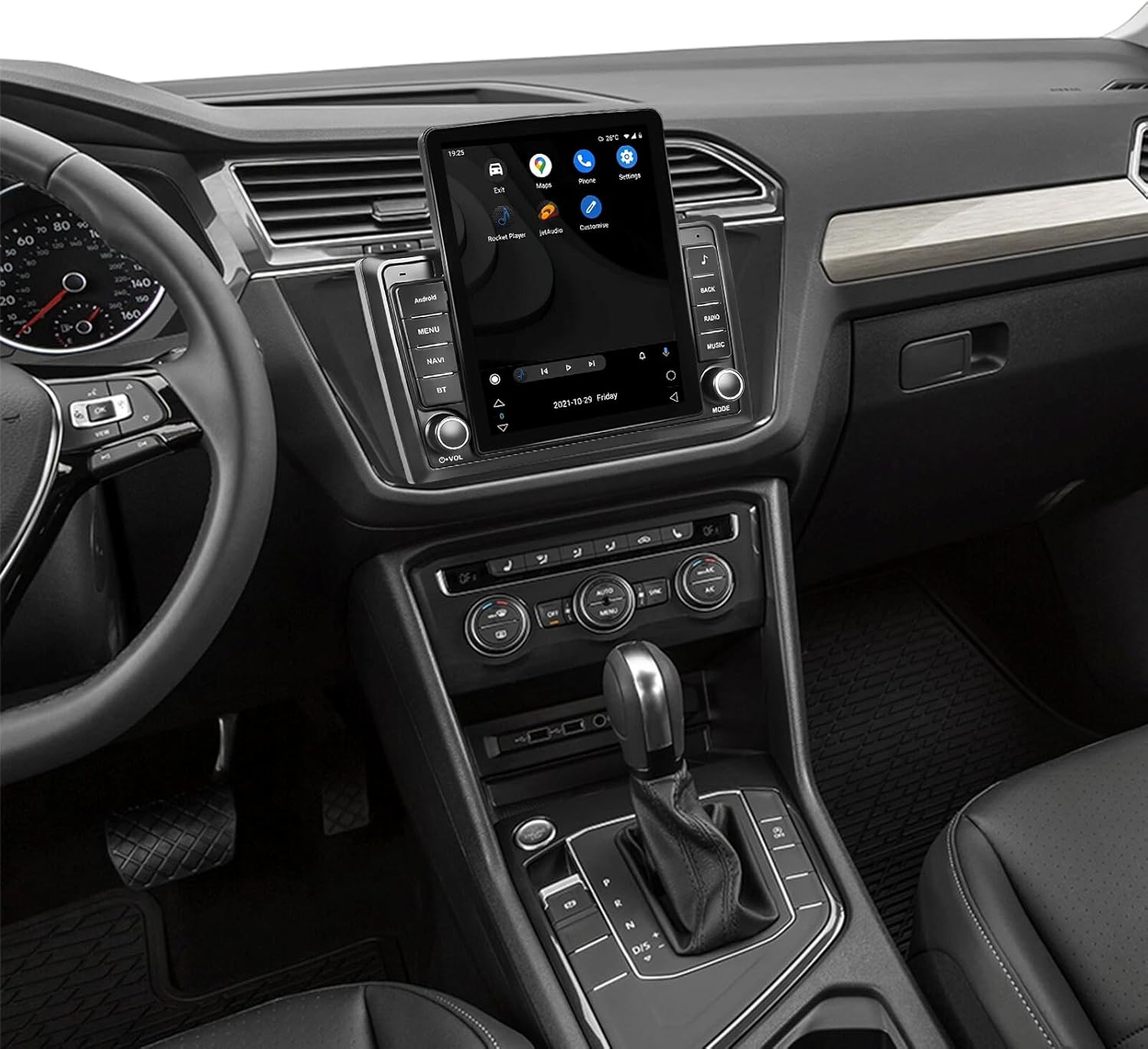 with Wireless Carplay Screen for Ford Transit 2010 【4G+64GB】 Car Radio Stereo with Carplay&Android Auto 9.7