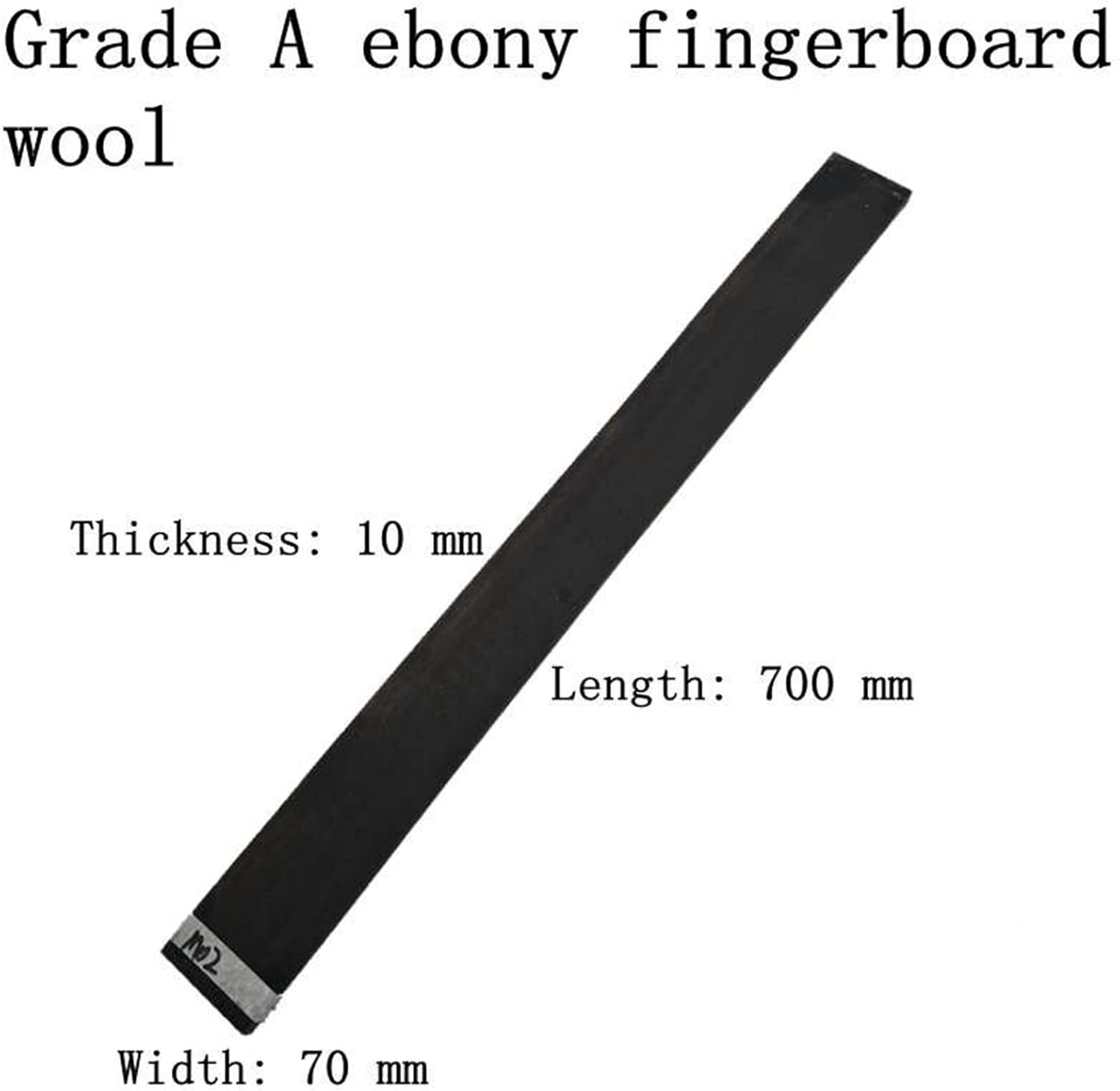 African A- Class Ebony Fingerboard Board Electric Guitar Electric Bass 4 String 5 String Bass 70 Wide 700 * 70 * 9 Guitar ​Neck Replacement