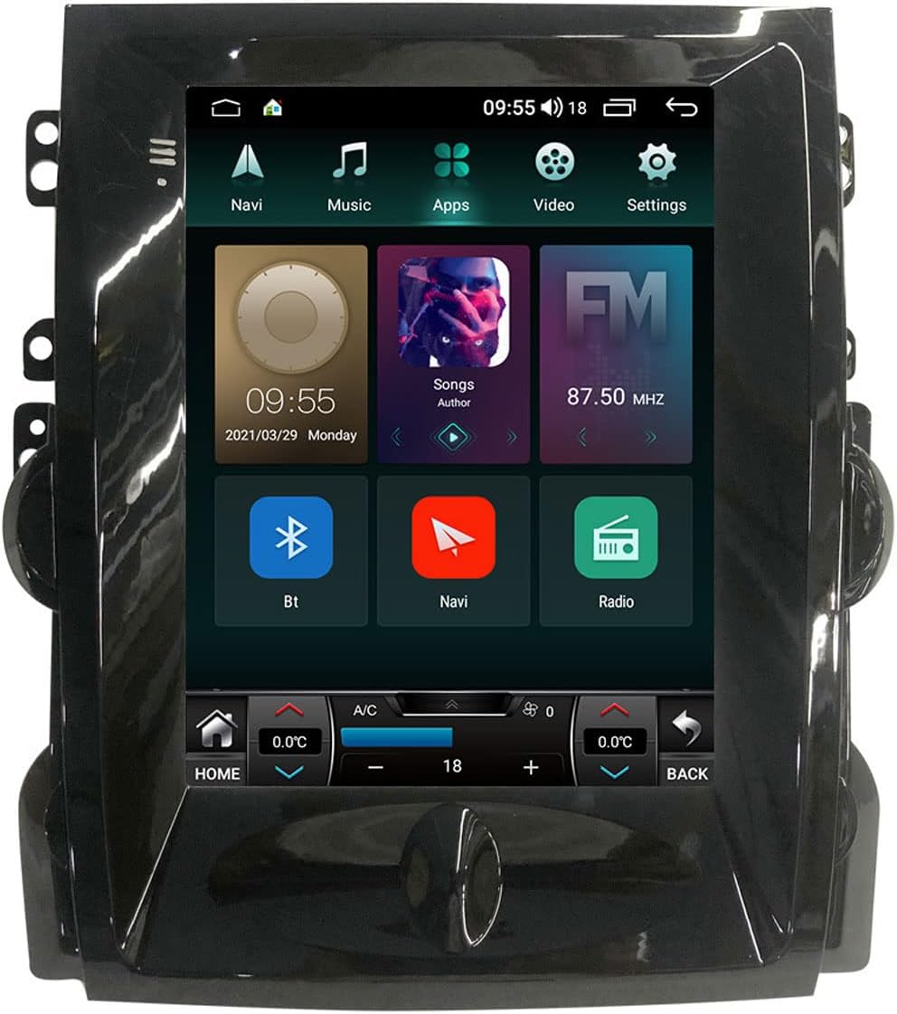 RDS Car Radio Bluetooth 5.0 Handsfree Calling 9.7 Inch Car Stereo FM Radio 2 DIN Multimedia MP5 Player for Chevrolet Malibu 2012-2015 Built-in Carplay Android Auto DSP