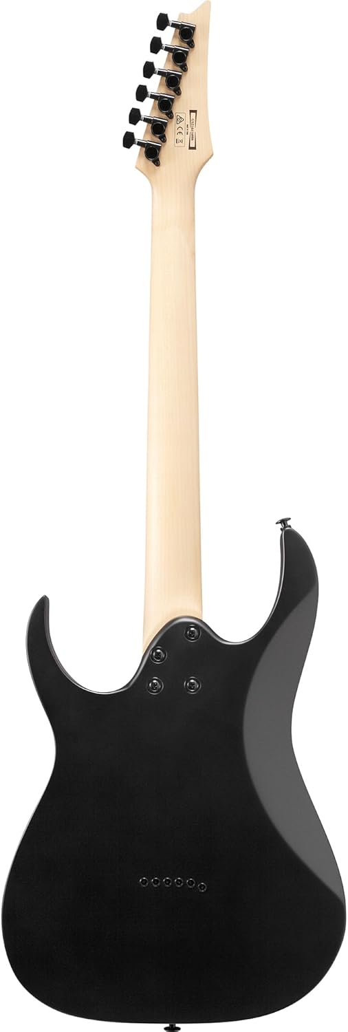 Ibanez GRG131DX RG Gio Electric Guitar - Black Flat Bundle with Amp, Gig Bag, Tuner, Instrument Cable, Picks, Austin Bazaar Instructional DVD, and Polishing Cloth