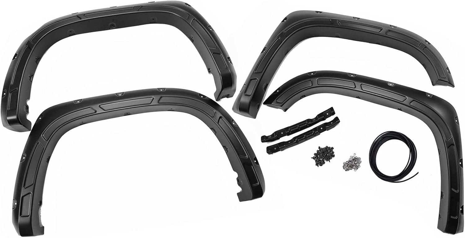 Rough Country Defender Fender Flares for 2014-2021 Toyota Tundra - A-T11411