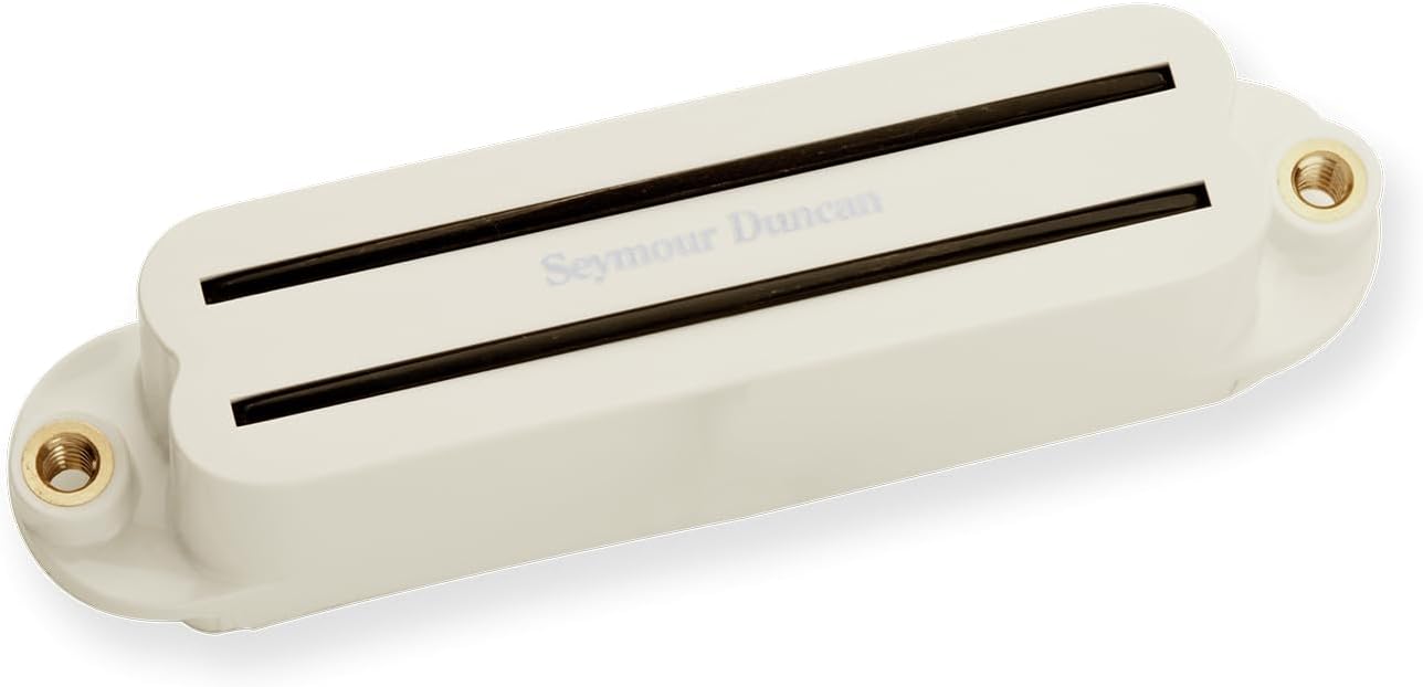 Seymour Duncan SHR-1n Hot Rails Strat Neck Humbucker Pickup for Electric Guitar - Parchment
