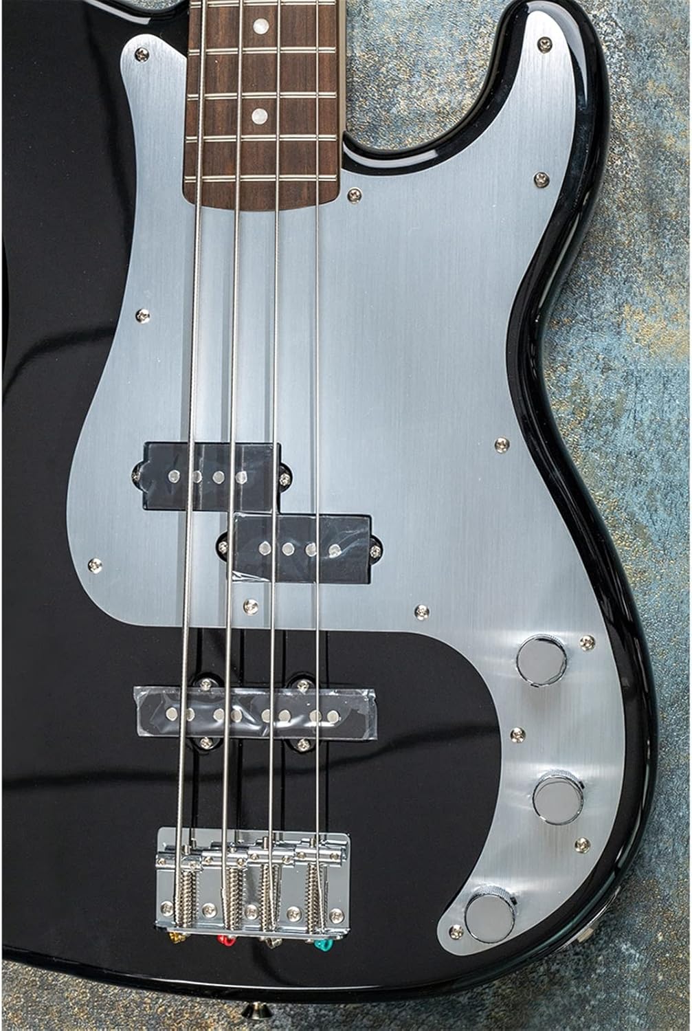 Electric Guitar Pickguard 13-Hole Aluminum Guitar Bass Pickguard for American Standard Guitar Bass