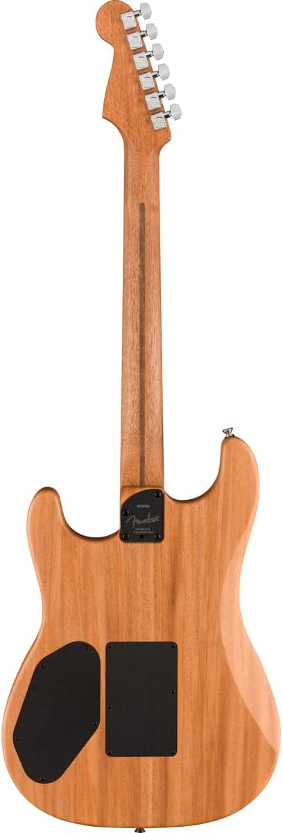 Fender American Acoustasonic Stratocaster Acoustic Electric Guitar, with 2-Year Warranty, Natural, Ebony Fingerboard, with Gig Bag