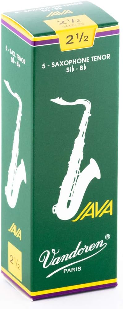 Vandoren Alto and Tenor Saxophone JAVA Reeds Strength 2.5 Bundle
