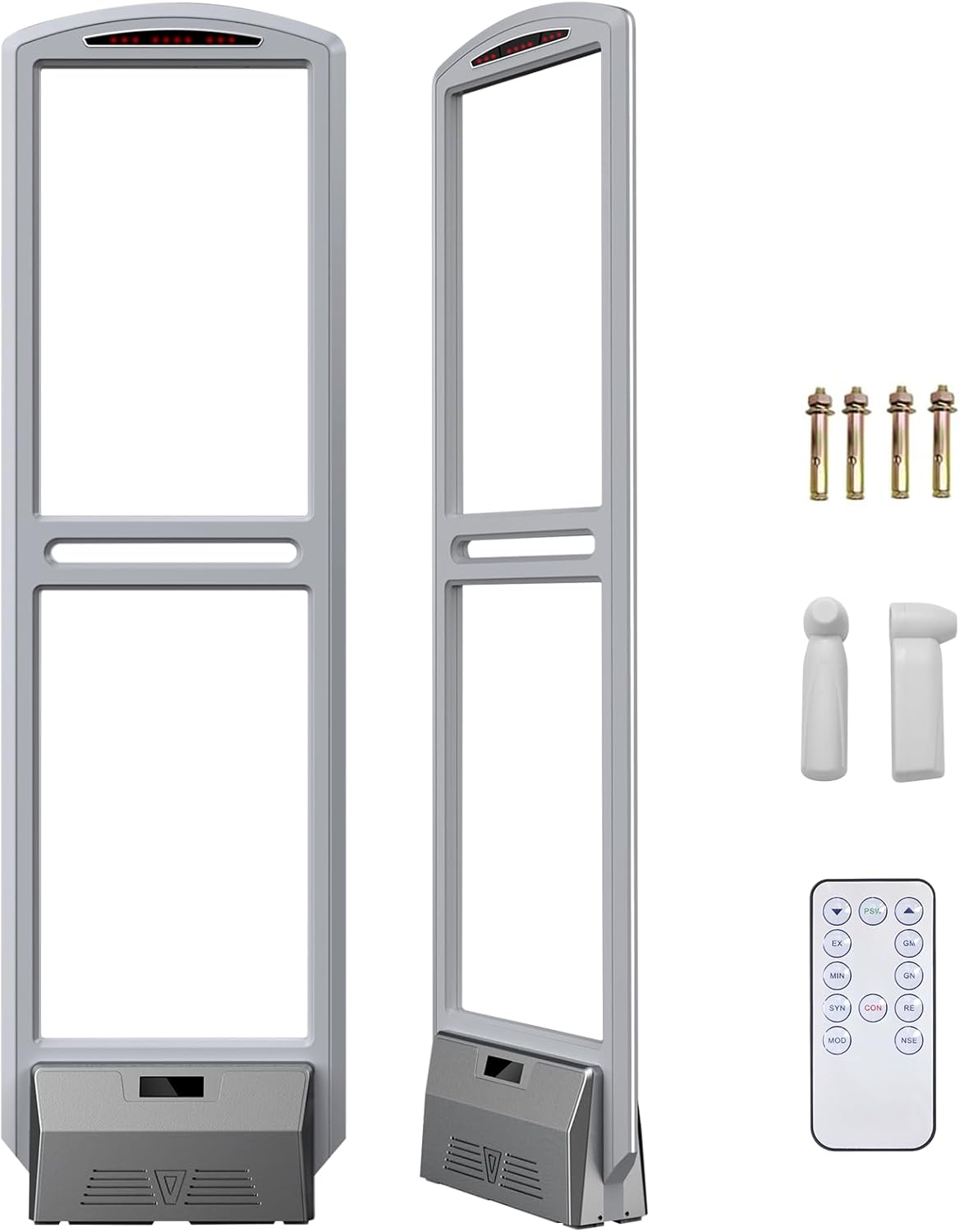 Retail Anti-Theft Equipment,AM 58khz System Retail Security Tags Ultra Wide Detection Antennas Alarm Plate, Security Tower for Clothing Stores Supermarkets