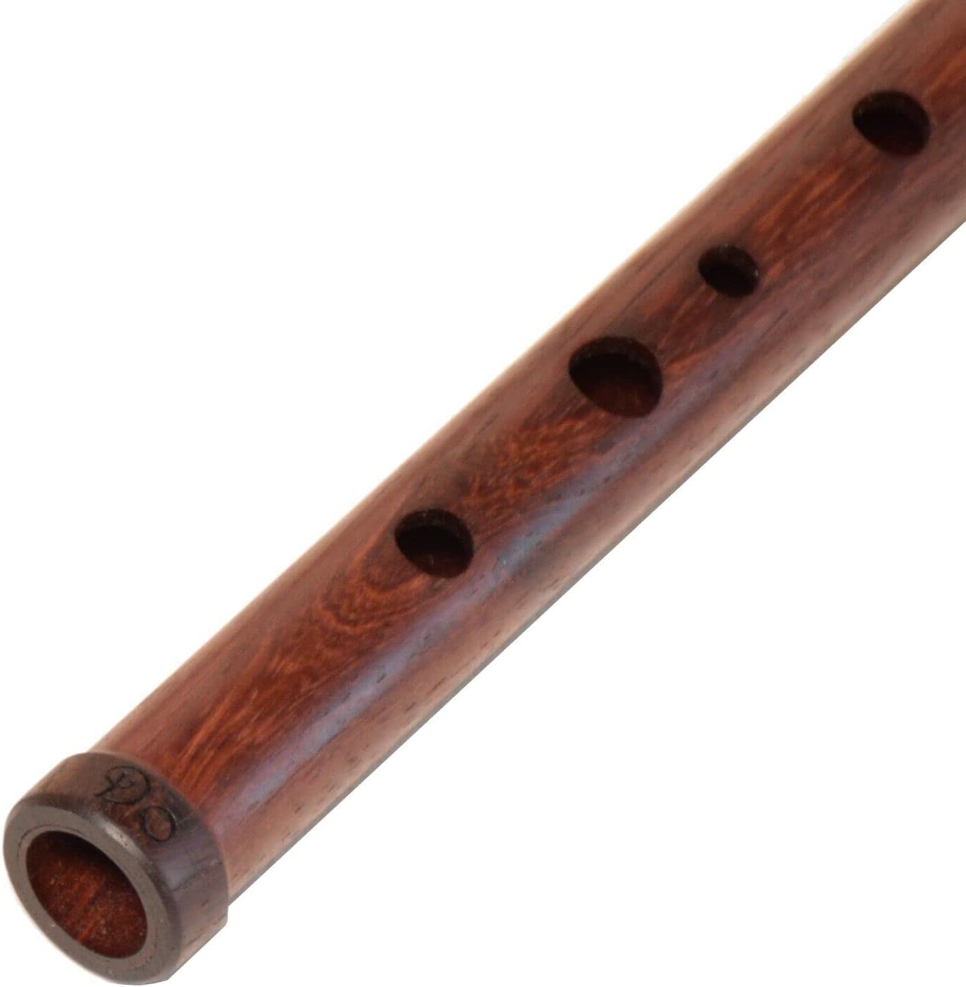 Wooden Whistle iVolga PCC-03 key of C Ivolga Great Sound Hand Carved Flute Folk Wind Music Instrument Woodwind Handmade Brown Rosewood