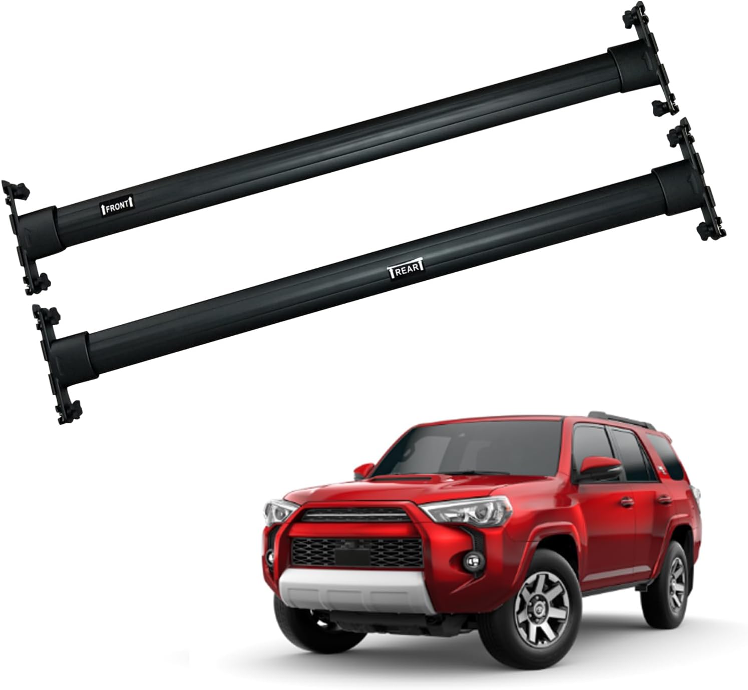 Roof Rack Cross Bars for 2010-2024 Toyota 4Runner Cross Rails Luggage Carrier Cargo Bar Black