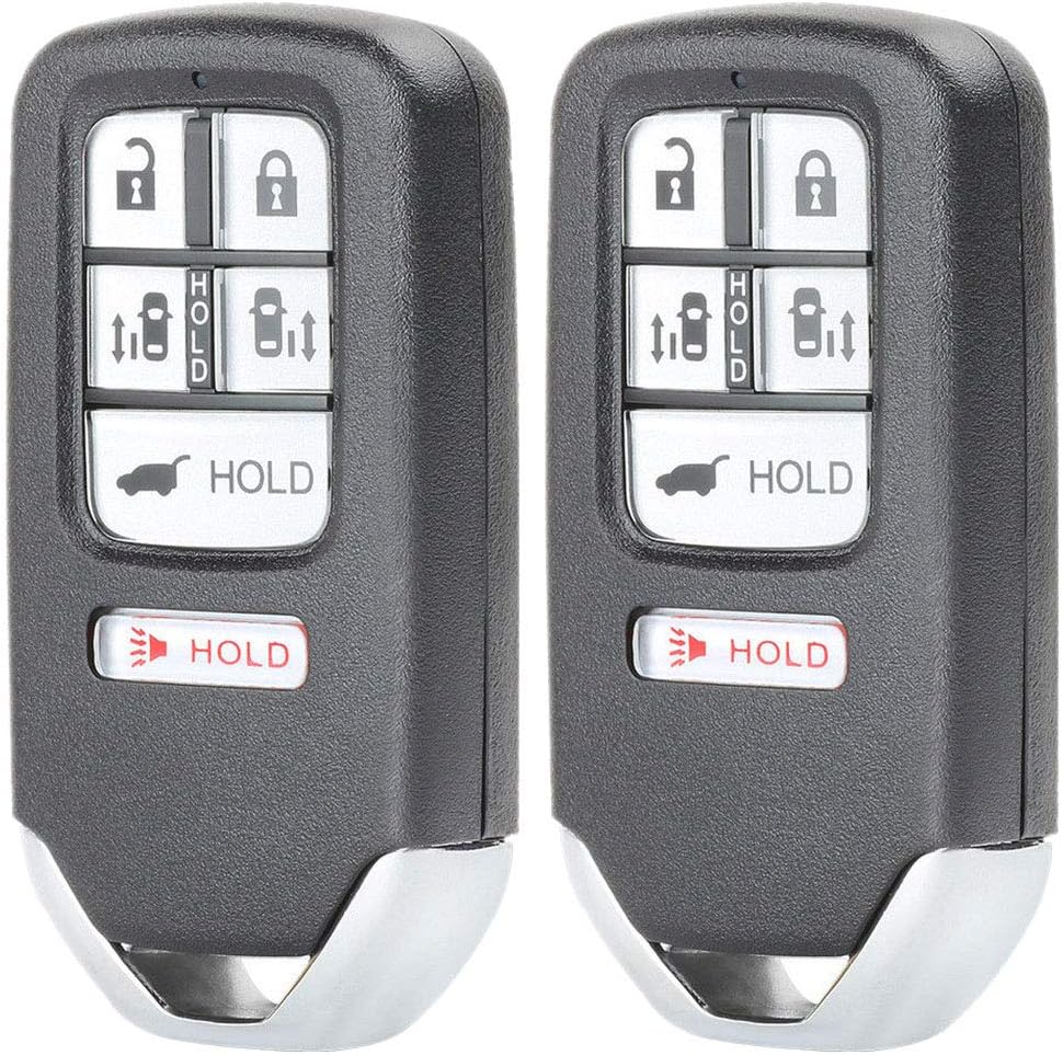 Beefunny Replacement Remote Car Key Fob 313.8MHz ID47 Chip 6 Button for Honda Odyssey 2014-2017 - KR5V1X (2)