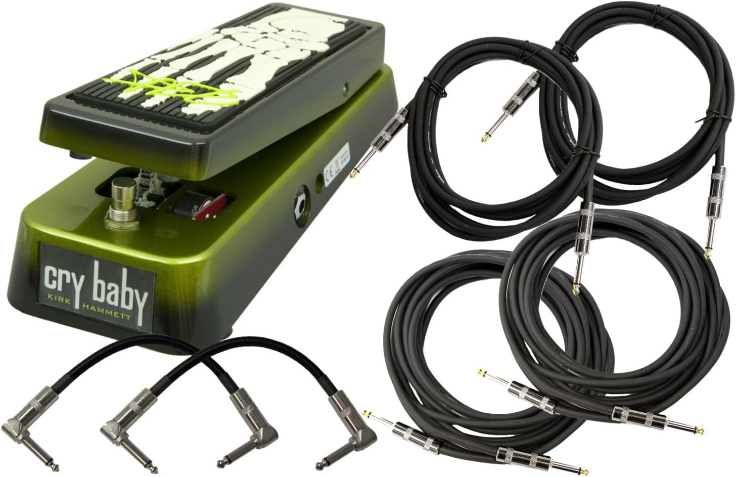 Dunlop KH95 Kirk Hammett Wah Pedal w/ 6 Cables