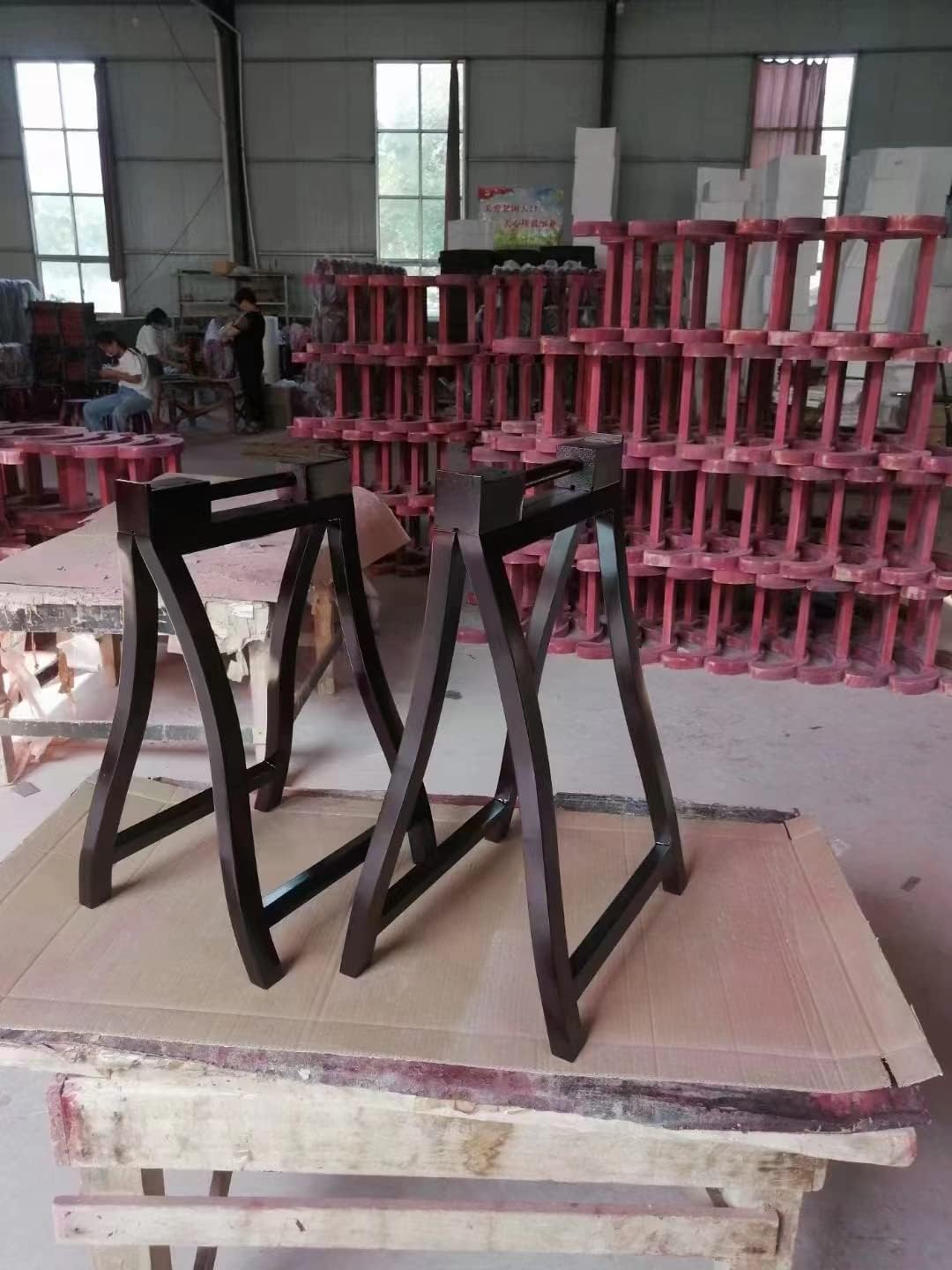 LANDTOM Professional A-Style Portable and Easy Travelling type Guzheng Stand made of Solid Wood (Ebony- Black)…