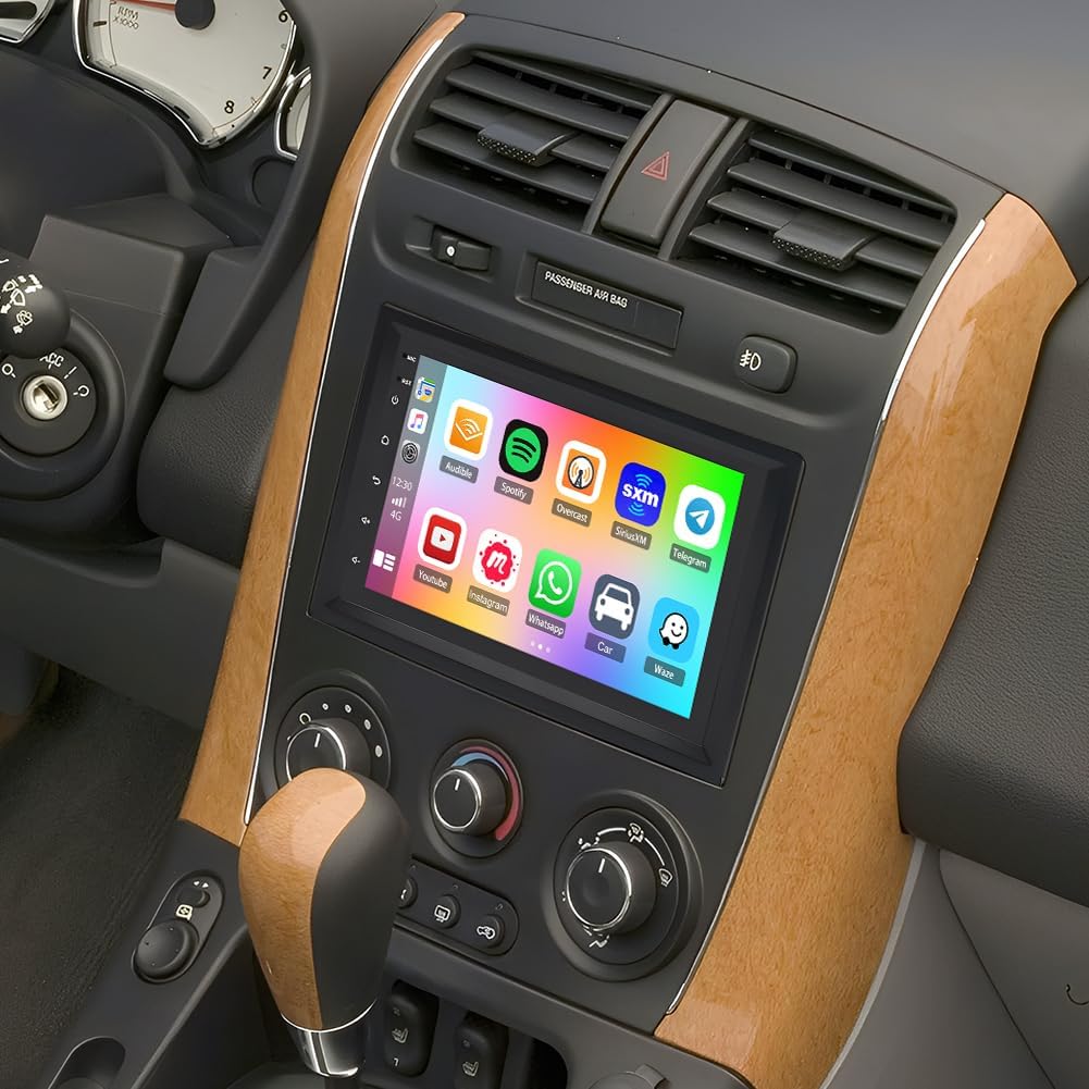 Android 14 Car Radio Stereo for Saturn Vue 2006 2007 with Wireless Carplay Android Auto 7