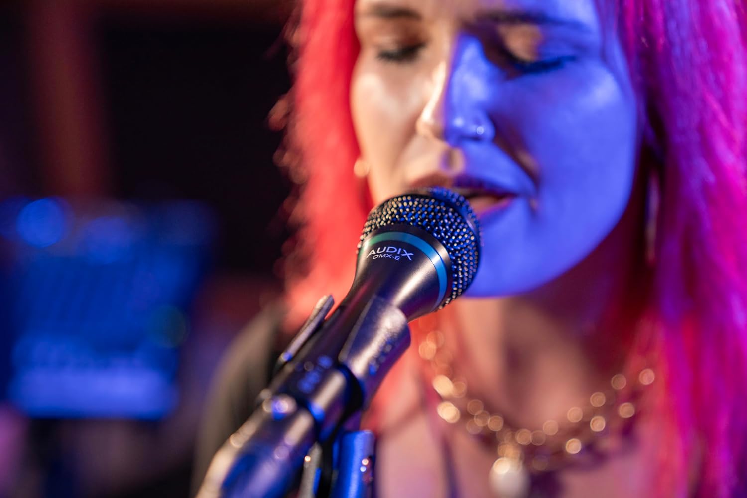 AUDIX OMX-E Dynamic Cardioid Vocal Microphone - Black- High-Performance Sound, Ideal for Stage and Studio Use