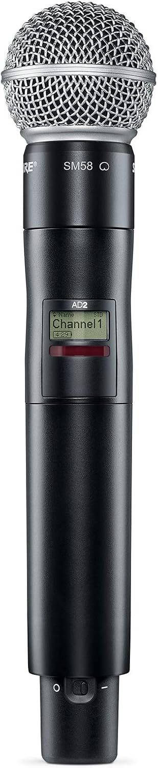 Shure AD2/SM58-G57 Axient Digital Wireless Handheld Transmitter with SM58 Mic Head (G57: 470 to 616 MHz)