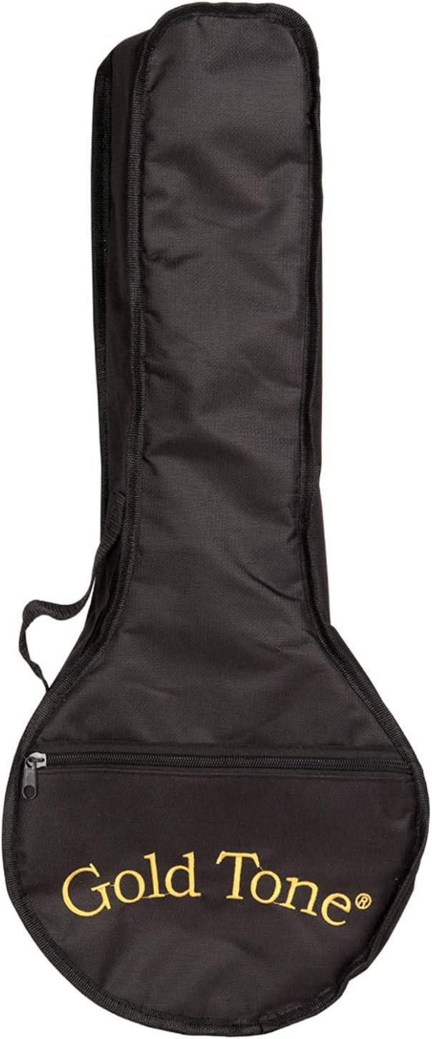 Gold Tone Little Gem Diamond Banjo Ukulele Bundle w/Bag & Cloth Pack