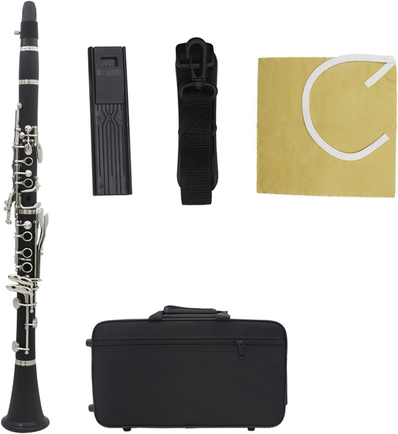 17key Bflat Clarinet Ring 6key Playing Bakelite Woodwind Instrument