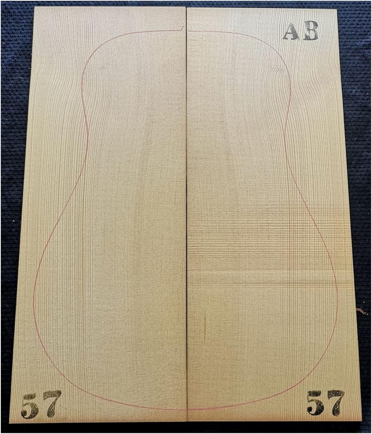 Spruce Veneer Guitar All-Single Guitar Making Materials Guitar DIY Accessory (Color : 22)