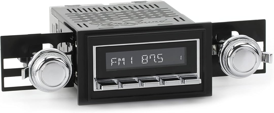 RetroRadio Compatible with 1968-69 Oldsmobile Cutlass / 442 Features Include Bluetooth, HD, SiriusXM Ready, AM/FM LC-M4-218-03-73O