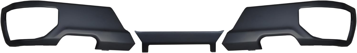 2019-2022 Silverado/Sierra Rear Bumper Cover (with Exhaust), (no sensors) - Matte Black