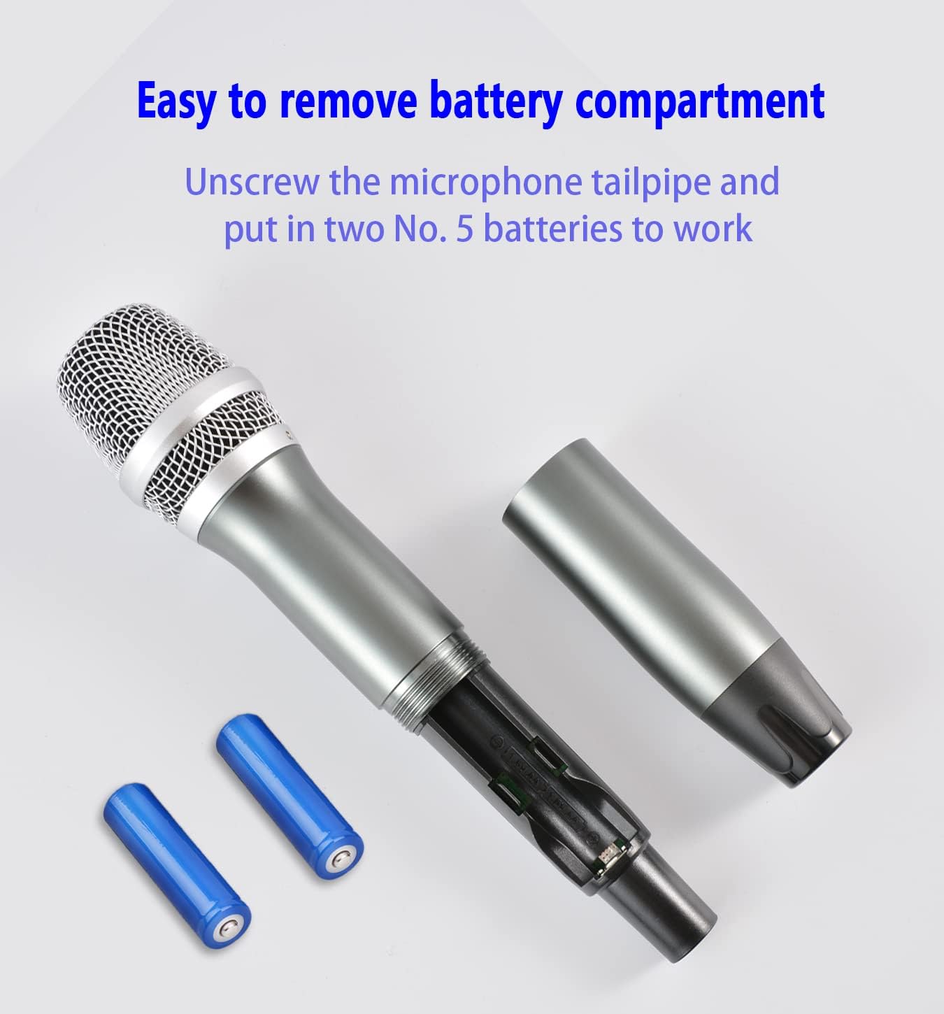 Multi-Person Singing Wireless Handheld Microphone and System,UHF Anti-Interference,Intelligent Noise Reduction,Echo Cancellation